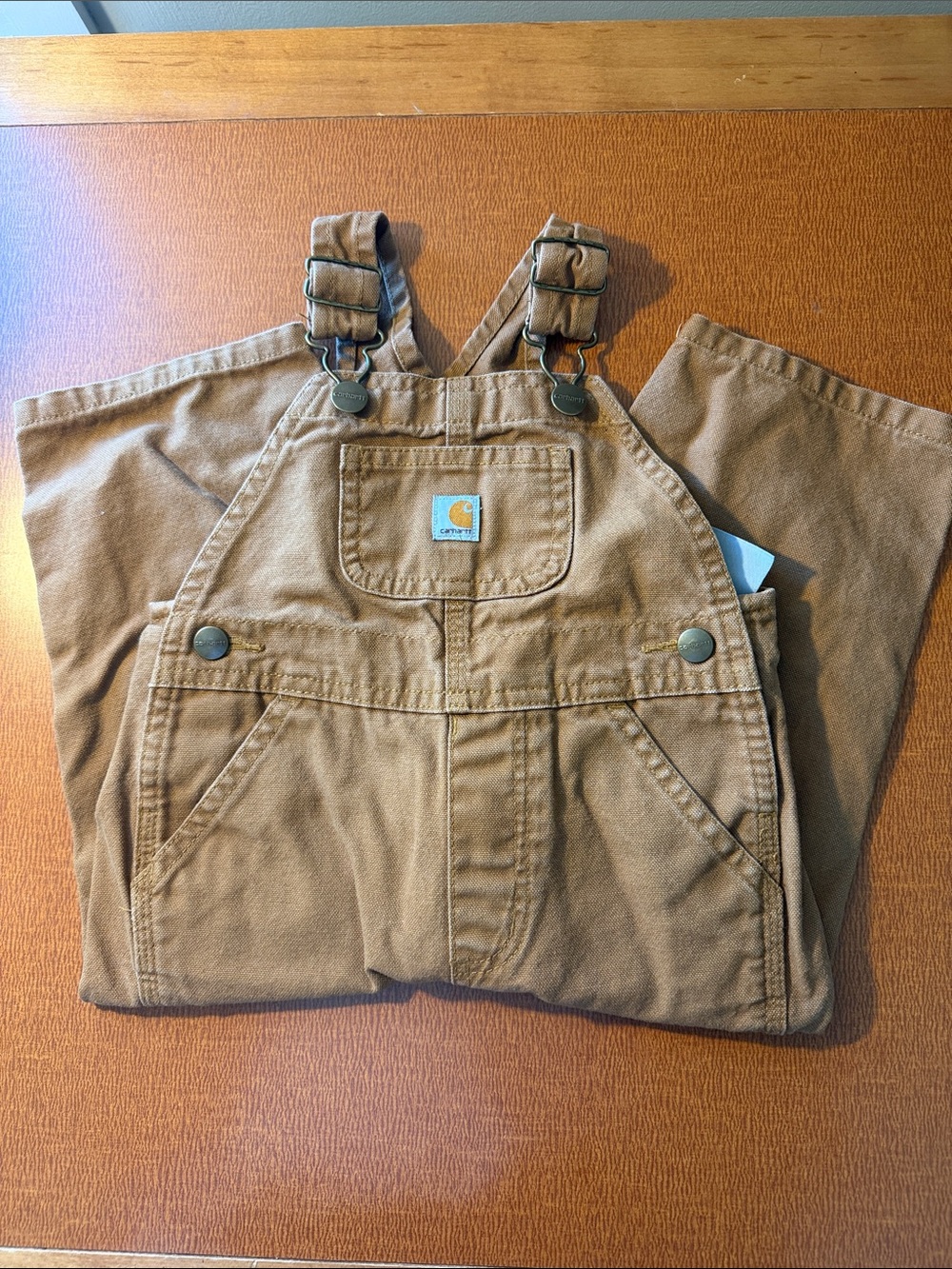 Carhartt Tan/Brown Duck Canvas‎ Overalls